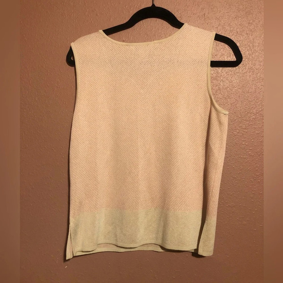 Ming Wang Sweetheart Neck knit tank top blouse Small‎ - Picture 2 of 5